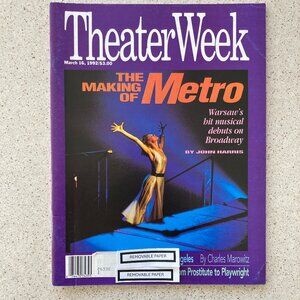 The Making of Metro Theater Week Magazine March 16 1992 Address Label Attached
